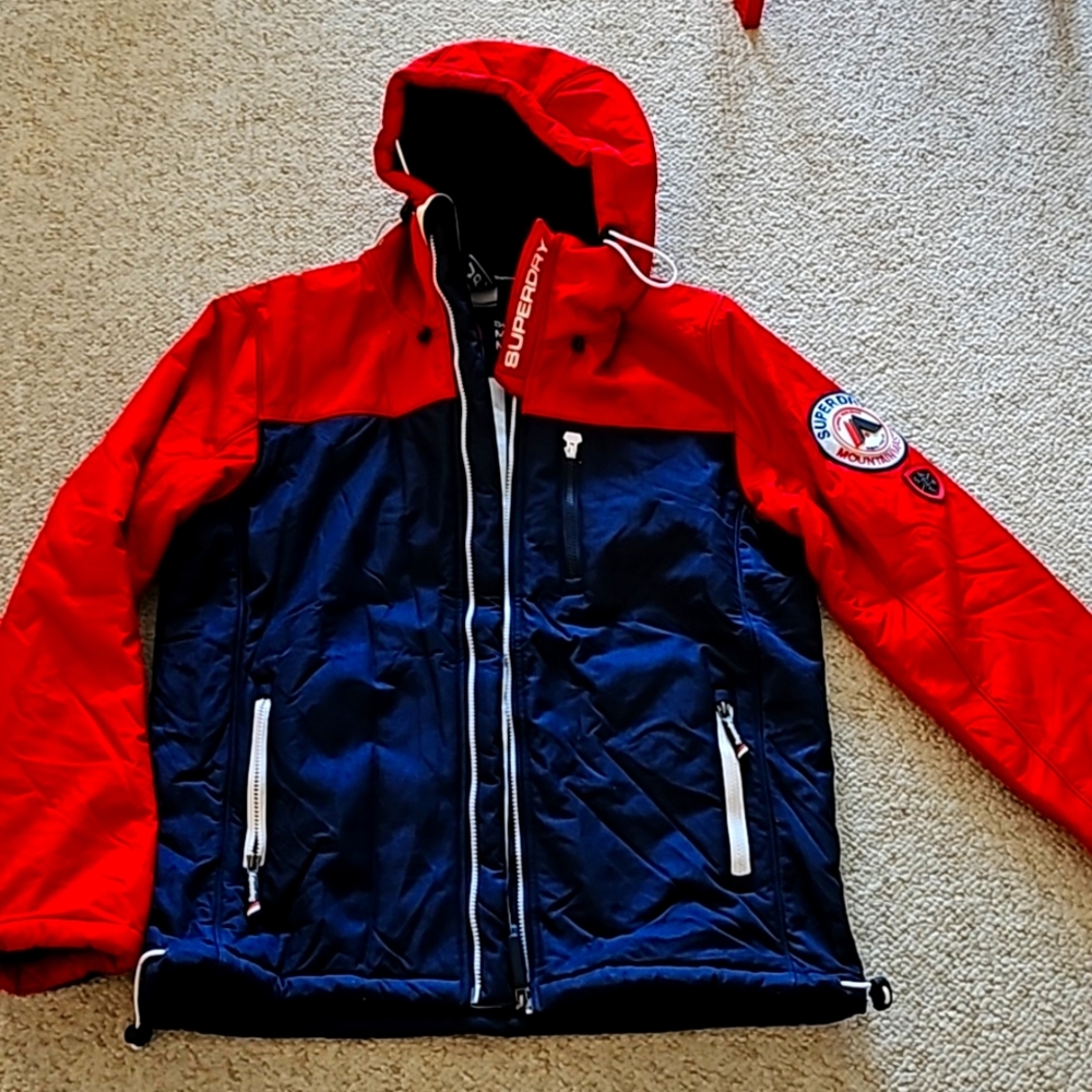 Superdry Mountain Project European Ski Winter Jacket RRP $249 lined